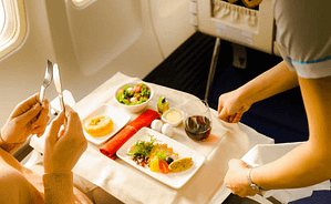 Flying Cuisine And Menus Served on Flights
